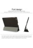 iPad Mini Case, iPad Mini 2 / Mini 3 Case,iPad Mini Smart Case Cover [Synthetic Leather] and Translucent Frosted Back Magnetic Cover with Sleep / Wake Function [Ultra Slim] [Light Weight] for Apple iPad Mini 1/2/3-Black